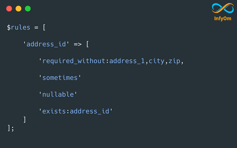 Use of Required Without Validation Rule in Laravel